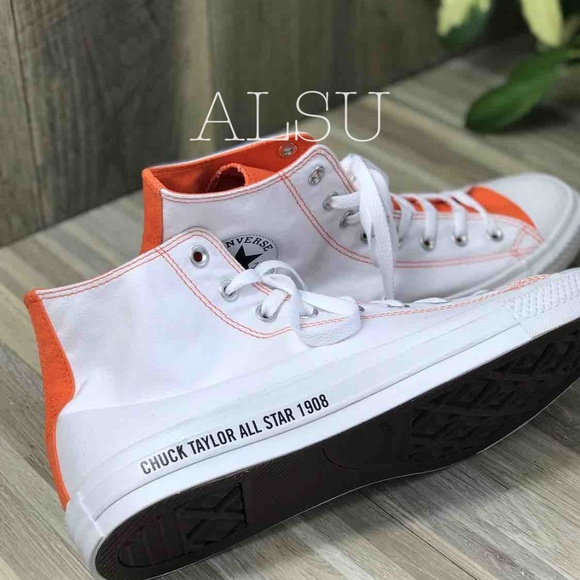 ConverseID Ctas High Top Junius1908 White Orange M - Picture 4 of 8